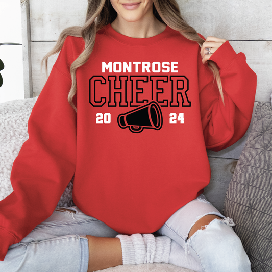 Montrose Youth Football & Cheerleading Fundraiser T-Shirt, Long Sleeved Tee, Crewneck Sweatshirt or Hoodie