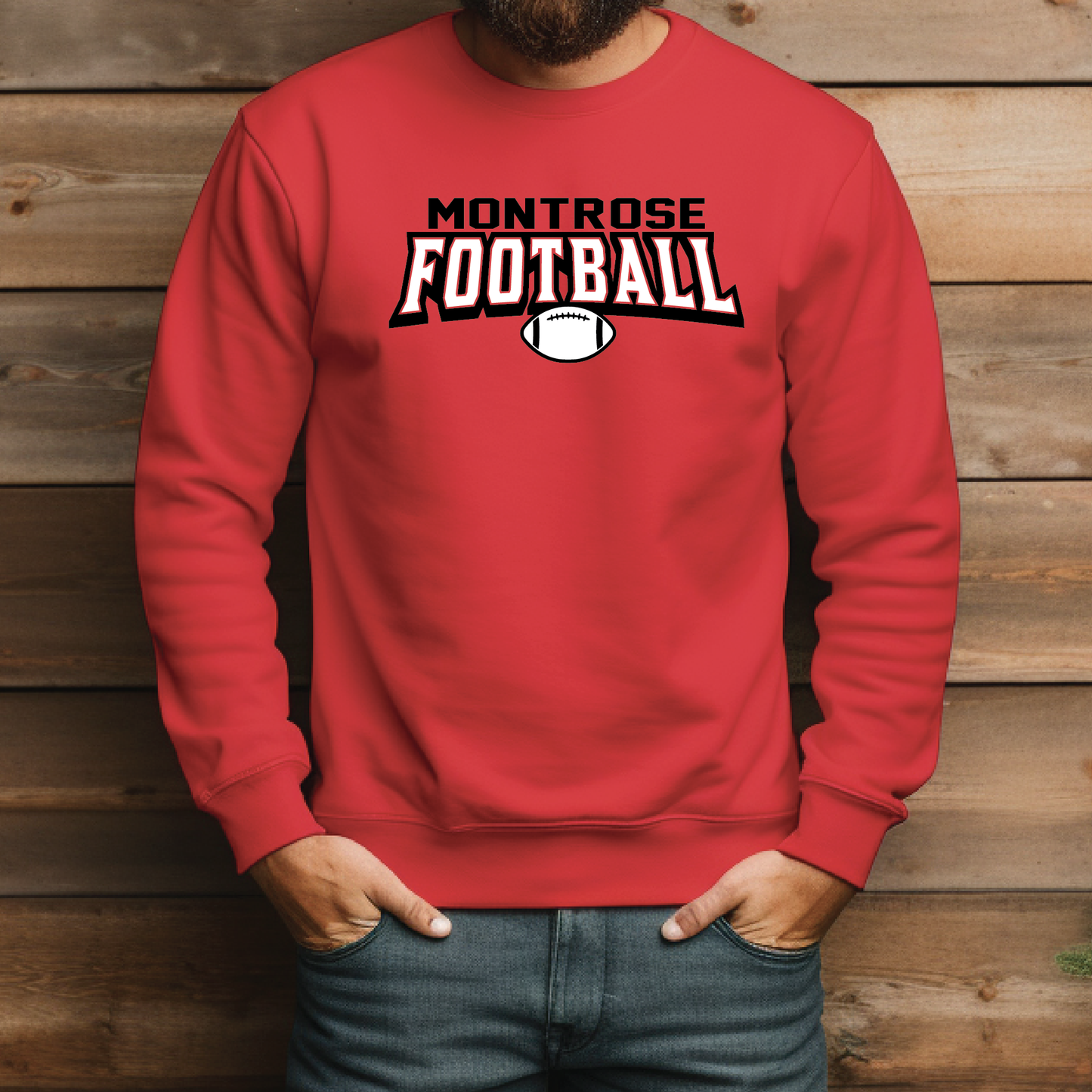 Montrose Youth Football & Cheerleading Fundraiser T-Shirt, Long Sleeved Tee, Crewneck Sweatshirt or Hoodie