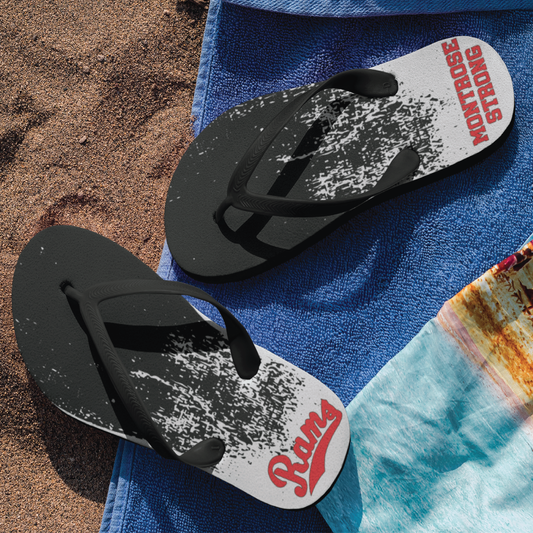 Montrose Rams Unisex Flip Flops