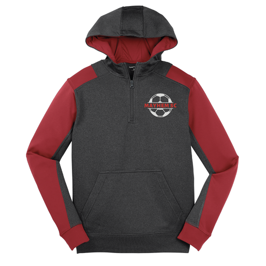 Mayhem Embroidered Tech Fleece 1/4-Zip Hooded Sweatshirt