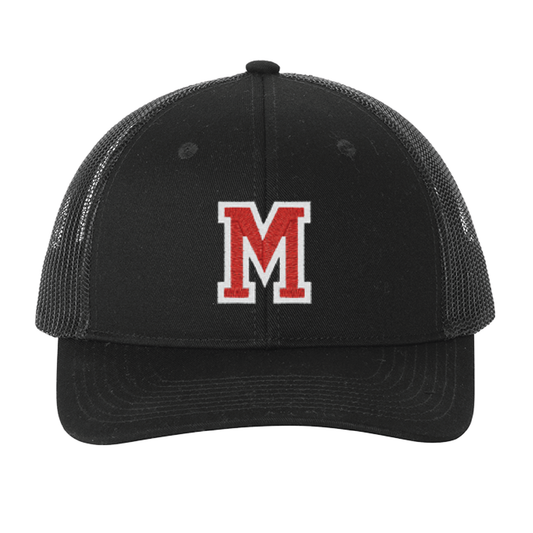 Snapback Ponytail Embroidered Trucker Cap - Montrose Youth Football & Cheerleading Fundraiser