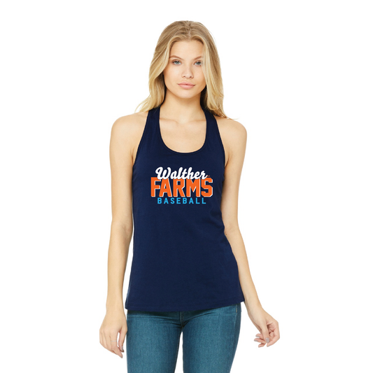 Walther Farms Baseball Racerback Tank